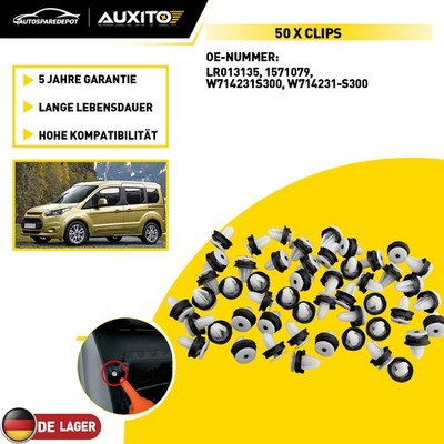 50x Für Land Rover Discovery III L319 IV Sport Befestigungsclips mit Dichtung