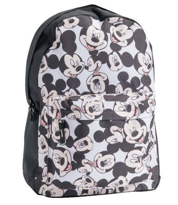 Disney Adult Zippered Backpack Classic Mickey Mouse Bag