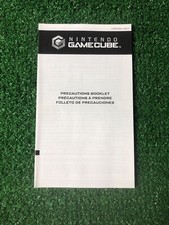 Genuine Nintendo GameCube Precautions Booklet Health and Safety Used Good