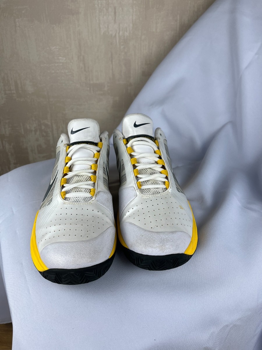 Nike Lunar Vapor 8 Tour Roger Federer White Yellow Men\'s Sz 11 429991-100 NICE Nike Roger Federer RF Lunar Vapor 8 Tour 2011 Sneakers Size  main image 4