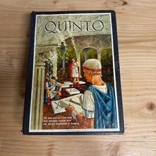 Quinto 1964 Vintage Board Game By 3M Bookshelf Series Original