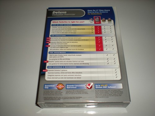 Turbotax 2006 Deluxe with state. Turbo tax. New. - Picture 2 of 2