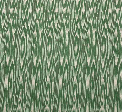 TISSU POLYVALENT PINDLER ROMBERG ÉPINETTE VERT FAUX BOIS IKAT PAR LA COUR 54"W - Photo 1/6