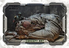 2022 Topps Star Wars The Book Of Boba Fett Concept Art #CA-6 Boba Fett's New Ran