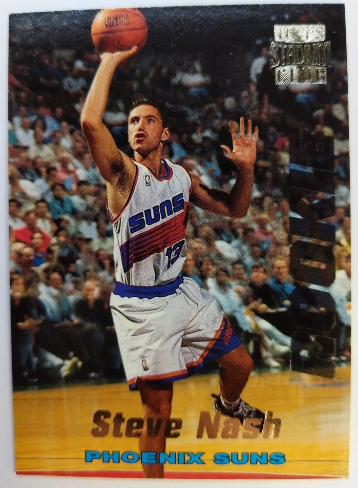 1997 Topps Stadium Club Steve Nash Rookie RC R13 Rare Insert Card