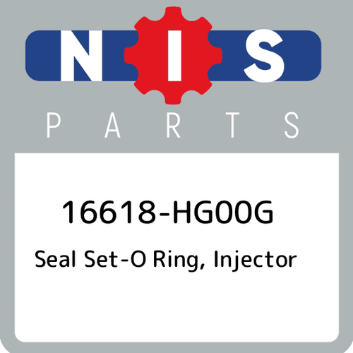 16618HG00G Nissan Seal seto ring, injector 16618HG00G, New Genuine