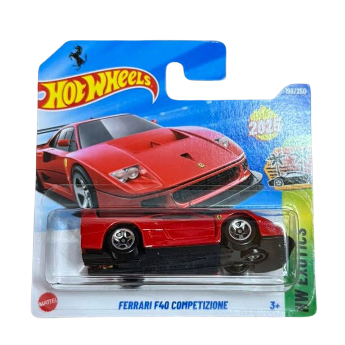ホットウィール FERRARI F40 COMPETIZIONE ×2 Hot Wheels 2025 Case K Ferrari F40 Competizione Short Card