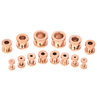 12-18Pcs Acrylic/Steel Ear Plugs Stretcher Kit 14G-20MM Ear Gauges Expander Set