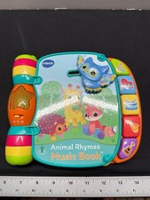 Vtech Animal Rhymes Music Book Interactive Learning Toy With Lights  Sounds