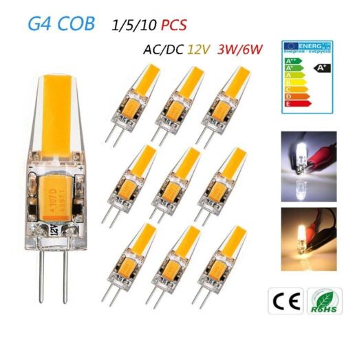 G4 12V AC/DC 3W 6W led globe warm cool white CE mini light bulb headlights
