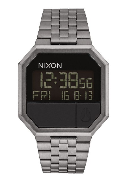 nixon black digital watch