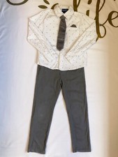Freestyle Revolution Boys Dress Shirt Pants with Tie Outfit Set, 3 Pcs, Size 6
