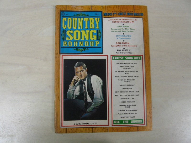COUNTRY SONG ROUNDUP MAGAZINE JULY 1970 GEORGE HAMILTON IV COVER