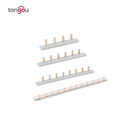 4-12 way busbar MCB circuit breaker copper bus connector for distribution box - 第 1/5 張圖片