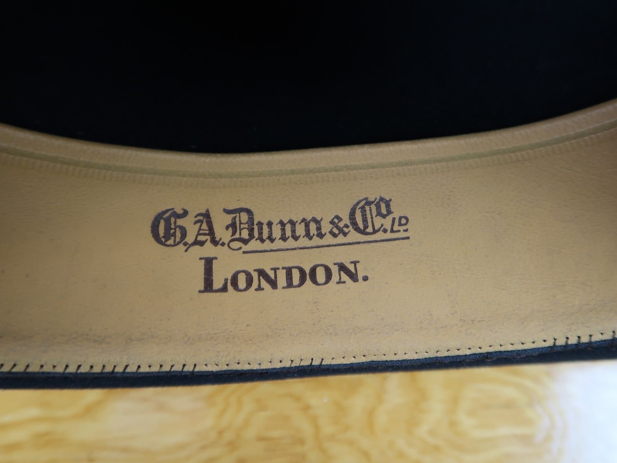 Dunn & Co. Vintage Bowler/Derby Hat ( 7 286 Long Oval Black Dunn & Co. Vintage Bowler/Derby Hat ( 7 286 Long Oval Black
