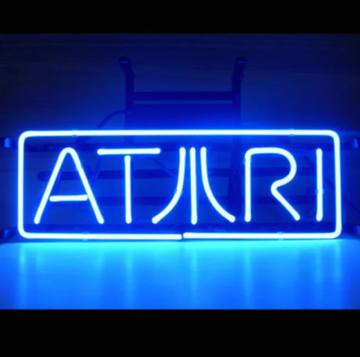 ATARI NEON SIGN ~ MANCAVE BAR Arcade Signs Light Pinball NEW | eBay UK