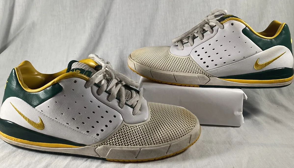 Rare Nike Sb Zoom Tre Ad White Green Yellow Oregon Lows Sneaker Sz 12 | Ebay