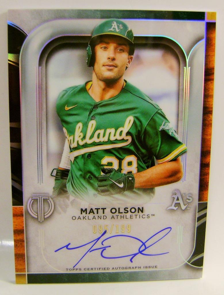 MATT OLSON #95 /199 ON CARD AUTO TOPPS TRIBUTE 2022 | eBay