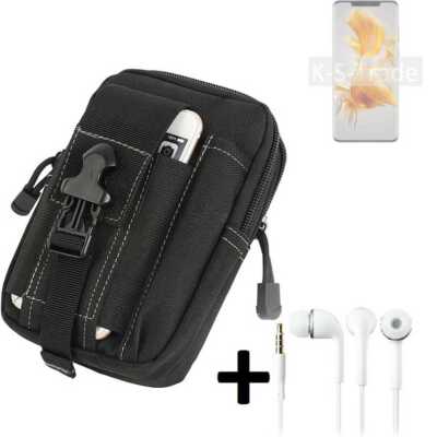 Holster für Huawei Mate 50 Pro + headphones Extrataschen Outdoor Schutz Hülle 