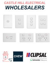 Clipsal Classic Range C2000 Light Switches and Powerpoints White Electric
