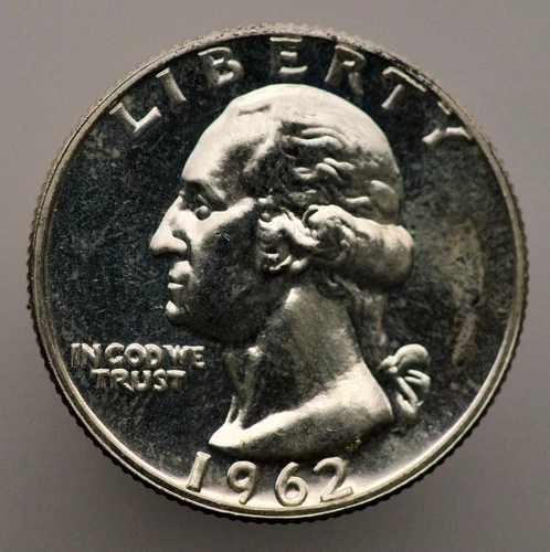 1962 Washington Quarter BU Brilliant Uncirculated 90% Silver .1808 Troy oz MX13