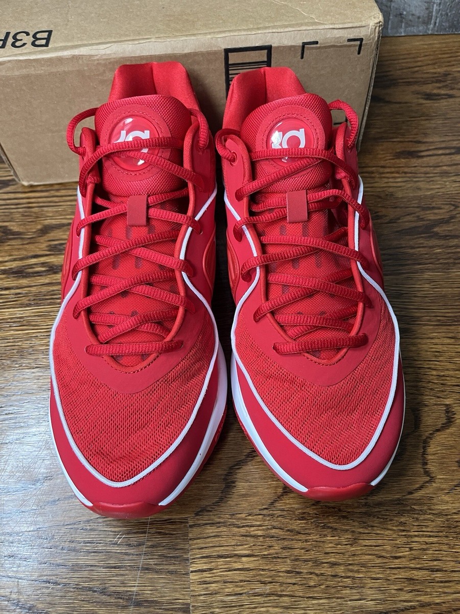 Nike KD 16 TB Promo Gym Red Mens Size 13 White Basketball