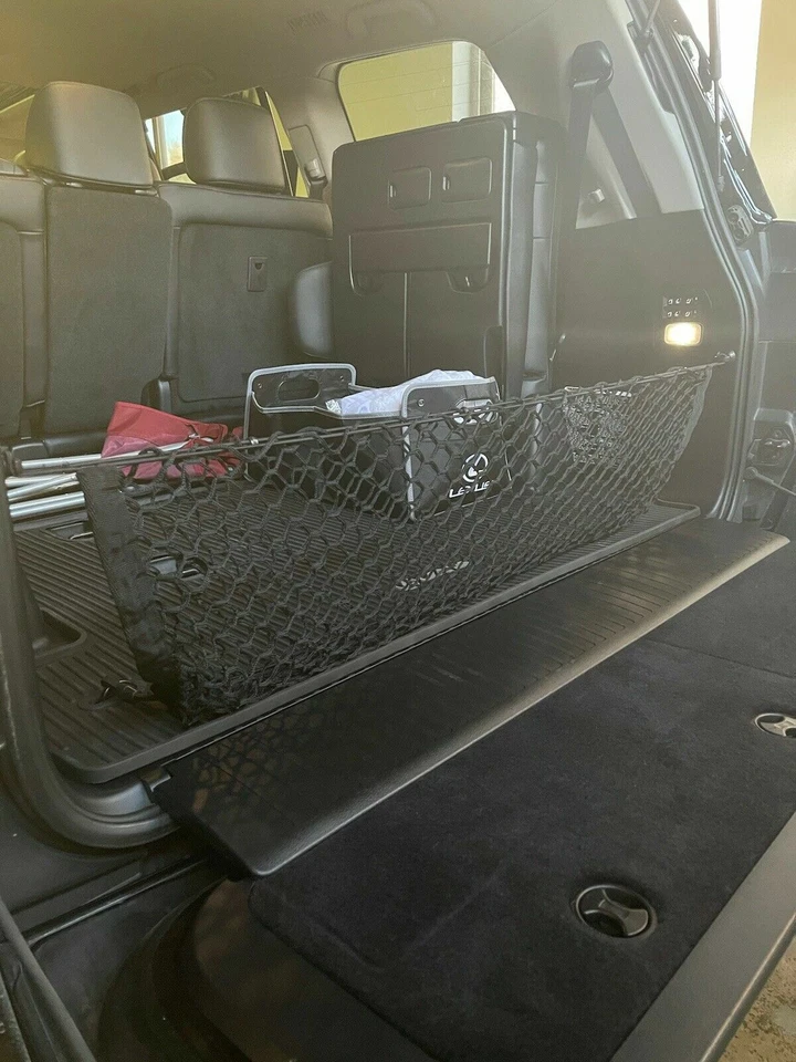 Rear Trunk Envelope Style Mesh Cargo Net for LEXUS LX570 2008-2021 Brand New - Image 3 of 4