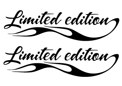 Limited Edition 2x Sticker Logo of Your Motorsport, Autosport, Sport Sticker