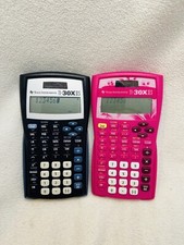 Texas Instruments Calculator Lot TI-30x IIS Pink  Blue/Gray Tested