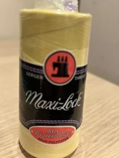 Maxi-Lock Serger Thread Sunlight 3000 yd All Purpose Spun Polyester NEW!