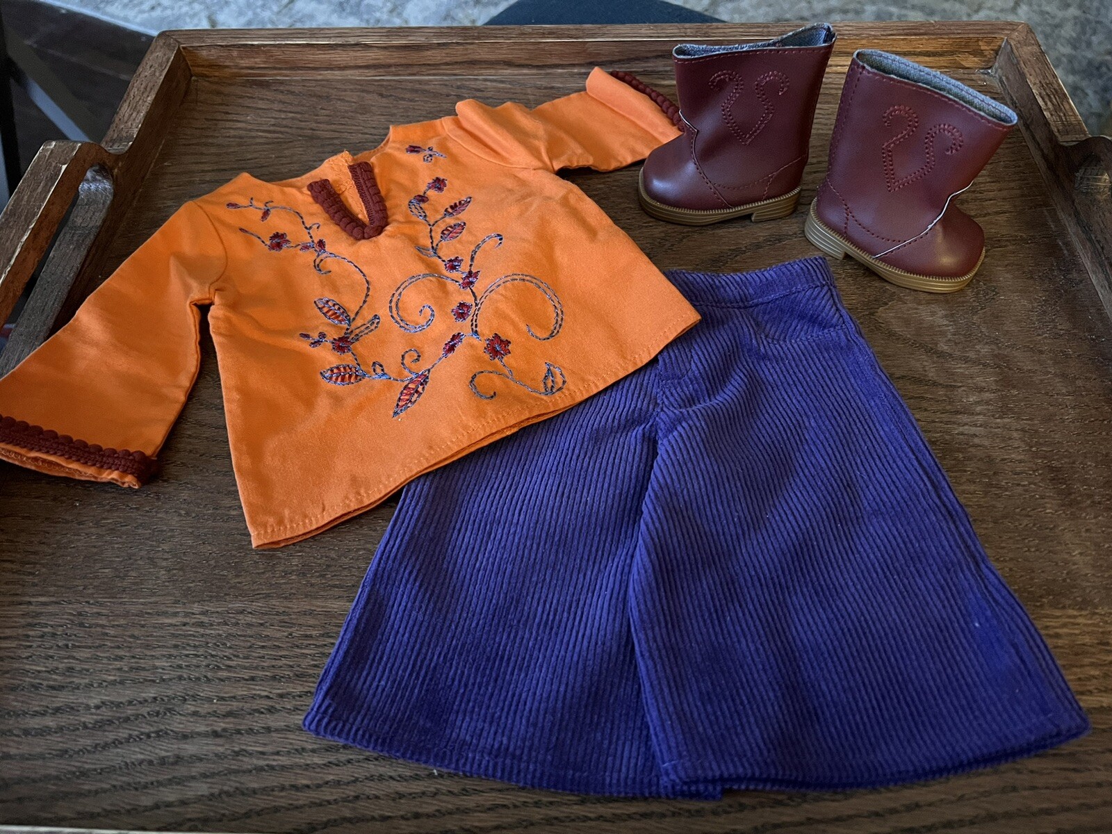 American Doll Julie Dog Walking Outfit Adult Owned New Condi