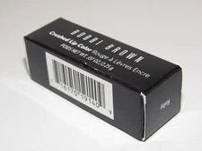 Bobbi Brown RUBY Crushed Lip Color Travel Size Lipstick NIB 0.07 Oz Mid-Tone Red