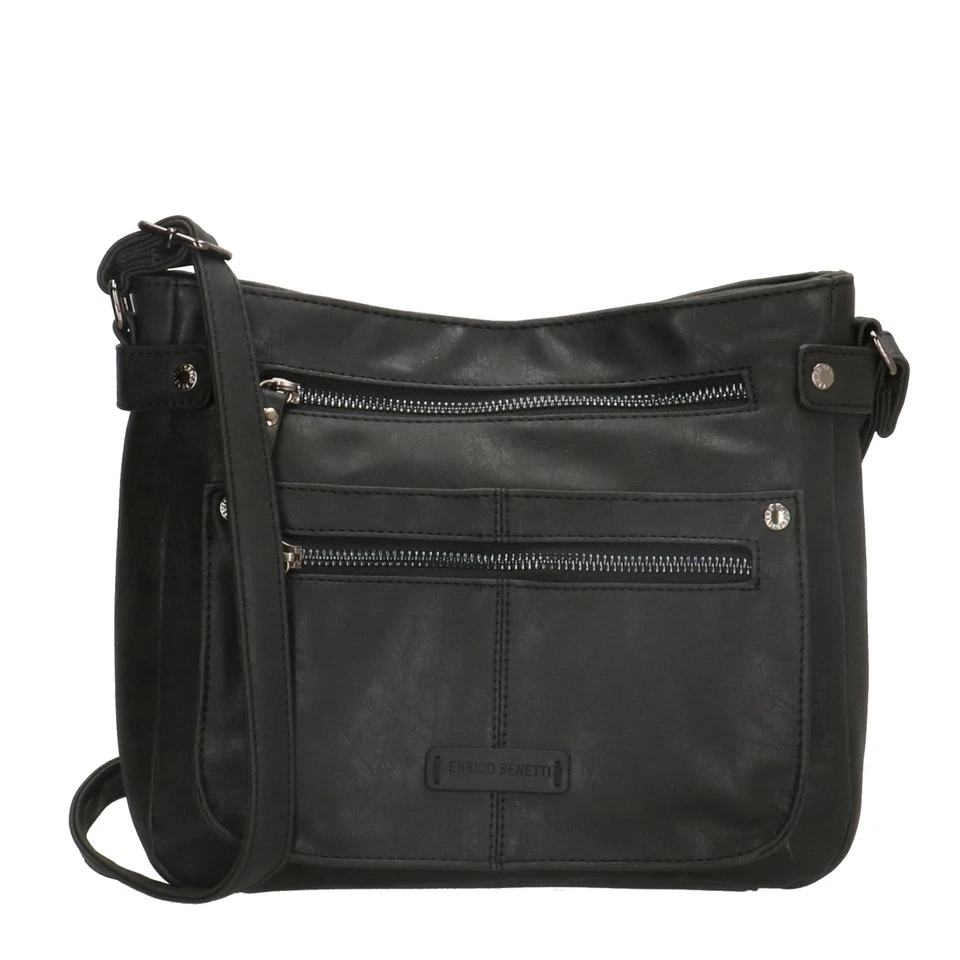 CHRISTIAN WIPPERMANN Damen Tasche Schultertasche Umhängetasche Crossover Bag Leder Optik Handtasche