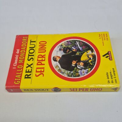 (Rex Stout) Sechs für einen 1999 Mondadori Classic 840