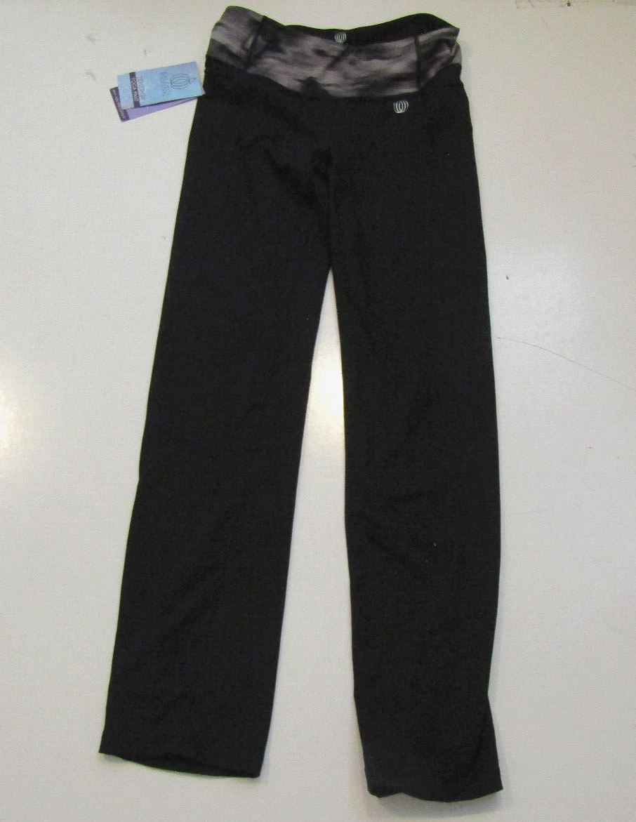 BALANCE COLLECTION Black Ash Gray Womens Active Zenergy Yoga Pants NWT Sz  XS