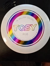 TOSY Flying Disc 16 Million Color RGB or Multi-color White Disc Pro 175g