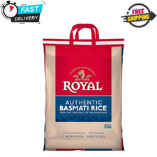Authentic Royal - Naturally Aged Long Grain Indian White Basmati Rice - 15 lbs