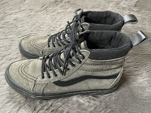 grey corduroy vans