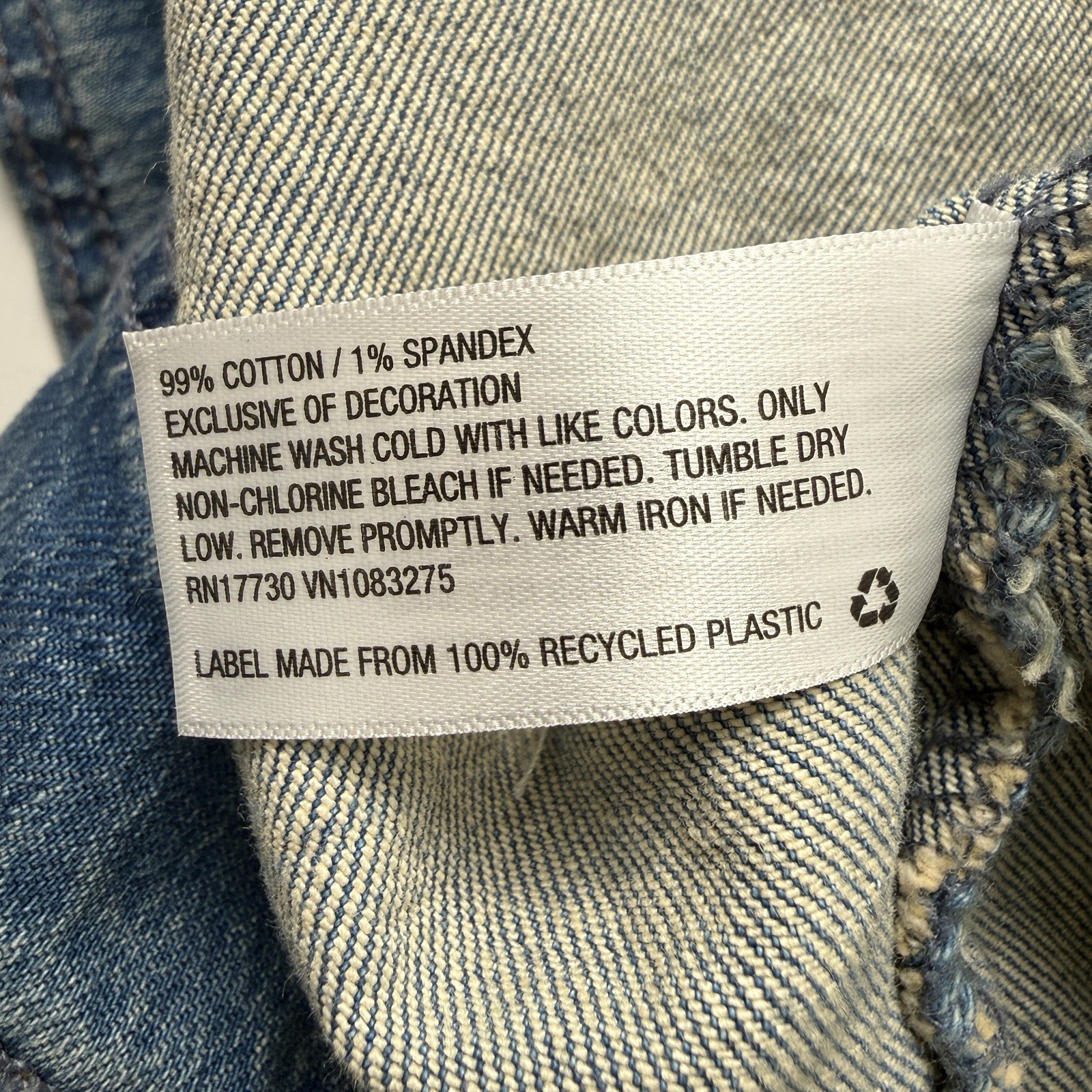 Universal Thread Denim Jacket Medium Wash XL Embr… - image 6