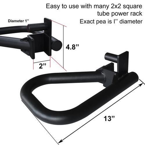 :Fitness Dip Bar Attachments For Power Cage Squat Rack Iron Dip Bar - Picture 12 of 24