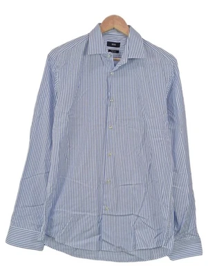HUGO BOSS Chemise Business Homme Bleu Rayé Easy Iron (EU 48, INT M) - Photo 1/3