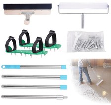 Rullo di sfiato rivestimento pavimento set rullo spinato telescopico 40-160 cm 