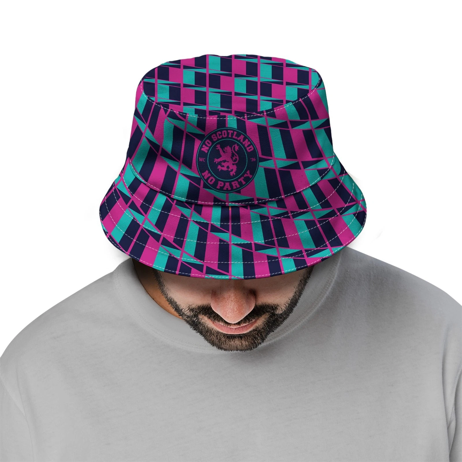 No Scotland No Party Pink & Blue - WC 2026 - Football Bucket Hat - Unisex
Opens in a new window or t