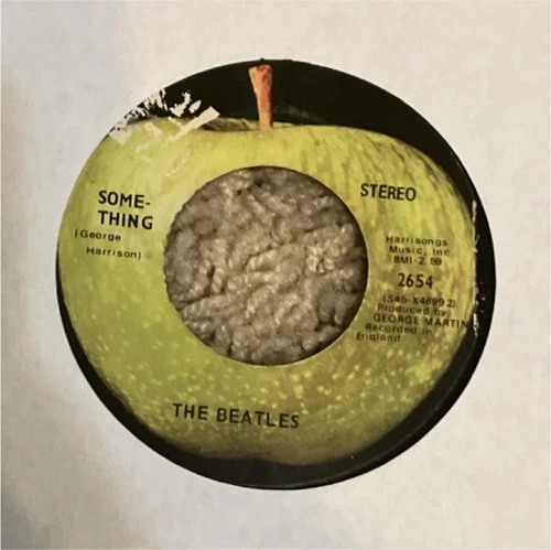 The Beatles Come Together / Something 7" Vinyl Single Apple Records 2654 Stereo