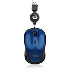 Adesso IMOUSE S8L Mouse Usb 2.0 Optical 3 ButtonS Blue Cable 1600 Dpi Scroll Whe