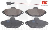 NK 222590 Bremsbelagsatz FüR Scheibenbremse Bremsbelagsatz BremsbeläGe