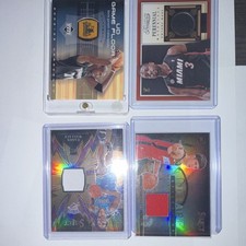 6 patch Panini Upper Deck NBA Basketball  Lot Wade Wallace Sheppard Rookie Prizm