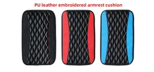 Universal Car Leather Armrest Pad Cover Protector Center Console Box Cushion Mat