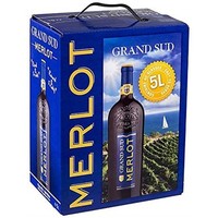 Grand Sud Merlot Bag In Box 1 X 5 L