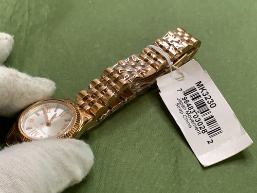 MICHAEL KORS MK3230 Lexington Petite Silver Dial Rose gold Quartz Women's Watch - Picture 14 of 17